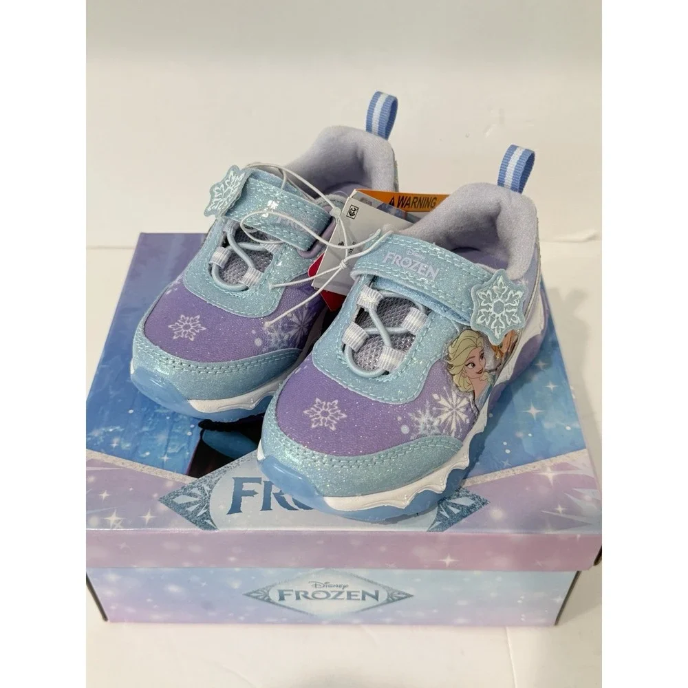 Toddler Girls' DISNEY FROZEN Athletic Shoes Sneakers Sz 6 School Walking Trendy